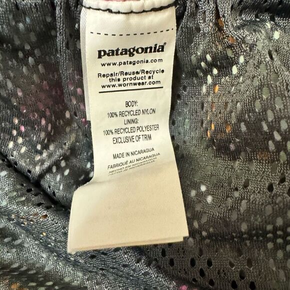 Patagonia Baggies Shorts Multifunctional Swim Trunks Mesh Lined Large Blue Birds - Picture 4 of 5